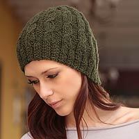 100% alpaca hat,