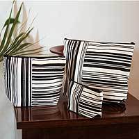 Cotton cosmetic bags,