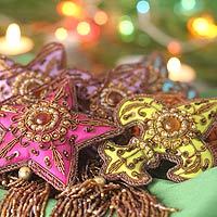 Beaded ornaments,