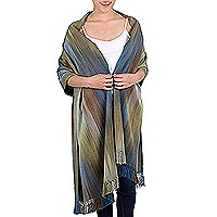 Bamboo fiber shawl,