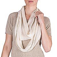 Cotton infinity scarf,