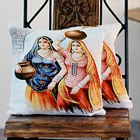 Cotton cushion covers,