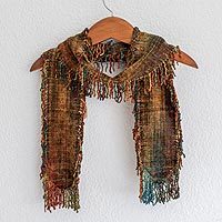 Bamboo chenille scarf,