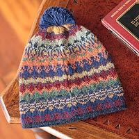 100% alpaca hat,