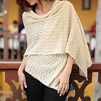 100% alpaca shawl,