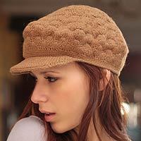 100% alpaca hat,