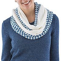 Alpaca blend infinity scarf,