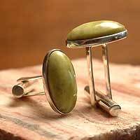 Serpentine cufflinks,
