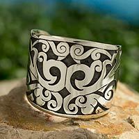 Silver cuff bracelet,