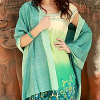 Silk shawl,