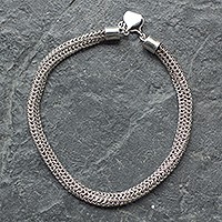 Sterling silver chain necklace,