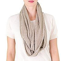 Cotton infinity scarf,