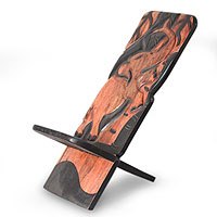 Wood lazy chair,