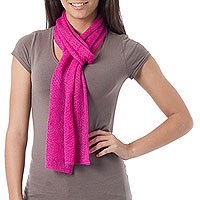 Alpaca blend scarf,