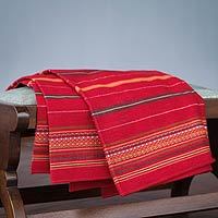 Alpaca blend throw,