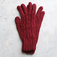 100% alpaca gloves,