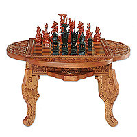 Wood chess set,