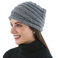 100% alpaca hat,