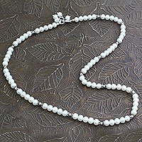 Pearl strand necklace,