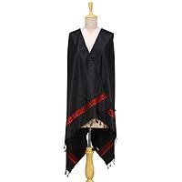 Silk shawl,
