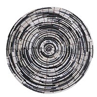 Glass bead placemats Bali Monochrome set of 6 Indonesia