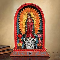 Retablo Our Lady of Guadalupe Peru