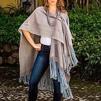 Cotton ruana,