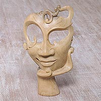 Wood mask Awaiting Him Indonesia