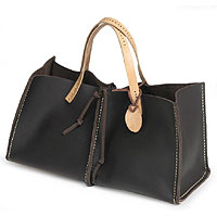 Leather handbag Dark Brown Sophistication Indonesia
