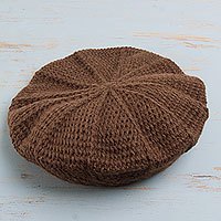100% alpaca beret,