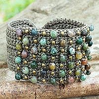 Agate wristband bracelet,