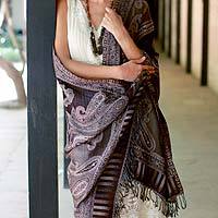 Jamawar wool shawl,