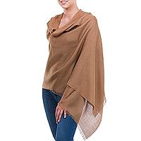 Alpaca and silk shawl,