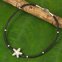 Silver pendant bracelet,