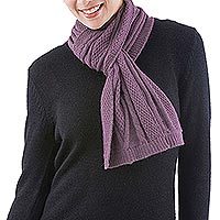 100% alpaca scarf,