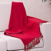 Throw blanket Crimson Passion Peru