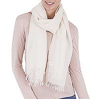 100% baby alpaca shawl,