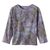 Cotton blend top, 'Lavender Mehndi' - Indian Lavender Henna Shirt (image 2a) thumbail