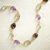 Gold plated multi-gemstone link necklace, 'Golden Age' - Gold Plated Gemstone Necklace with Prasiolite and Amethyst (image 2b) thumbail
