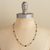 Gold plated multi-gemstone link necklace, 'Golden Age' - Gold Plated Gemstone Necklace with Prasiolite and Amethyst (image 2e) thumbail