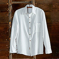 Featured review for Mens pima cotton shirt, Global Wanderer