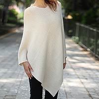100% alpaca poncho,