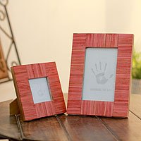 Indian elm wood photo frames,