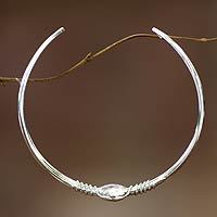 Sterling silver choker,
