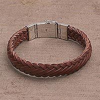 Leather wristband bracelet,