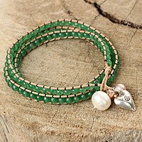 Quartz wrap bracelet,