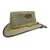 Men's cotton canvas mesh hat, 'African Ranger' - Men's Ventilated African Mesh Ranger Hat in Sand (image 2a) thumbail