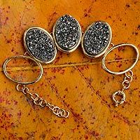 Brazilian drusy agate bracelet,