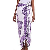 Rayon batik sarong,