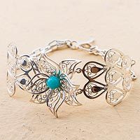 Amazonite link bracelet,